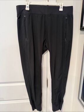 Men's YPB Black Athletic Zip-Pocket Joggers